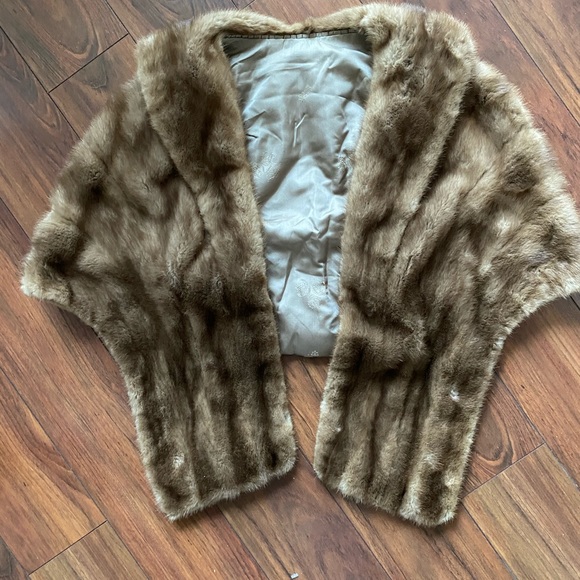 Other - Tan fur stoll/shawl